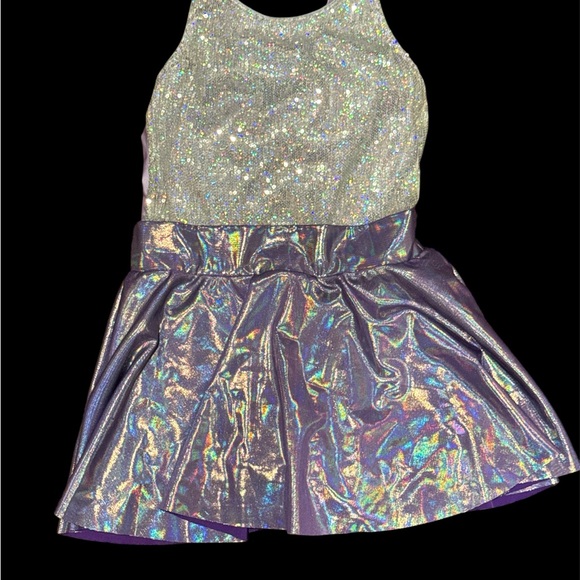 Revolution Silver and Purple Dance Costume Dance - Main Image